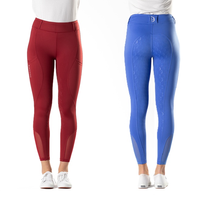 LEGGINGS JUNIOR 'D'ISTINTO' CON PASSANTI E FULL GRIP ORCHIDEA Pantaloni Junior 